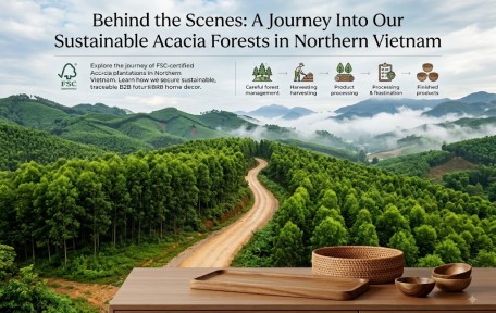 Behind the Scenes: A Journey Into Our Sustainable Acacia Forests in Northern Vietnam
